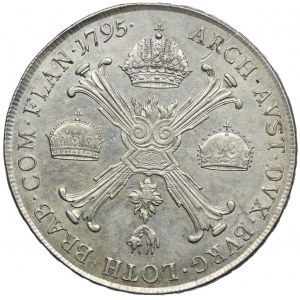 Niderlany Austriackie, Franciszek II, talar 1795, Wiedeń