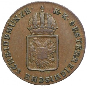 Austria, Franciszek II, 1/4 krajcara 1816, Kremnica