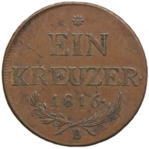 Austria, Franciszek II, 1 krajcar 1816, Kremnica