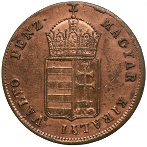 Węgry, 1 krajcar 1848, Nagybanya