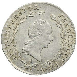 Austria, Franciszek II, 5 krajcarów 1820, Wiedeń