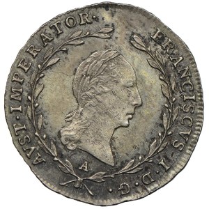 Austria, Franciszek II, 5 krajcarów 1821, Wiedeń