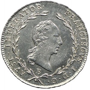 Austria, Franciszek II, 5 krajcarów 1820, Kremnica