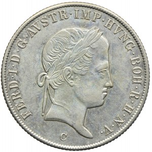 Austria, Ferdynand I, 20 krajcarów 1845, Praga