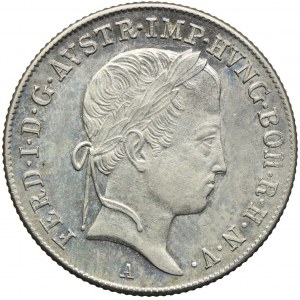 Austria, Ferdynand I, 20 krajcarów 1847, Wiedeń