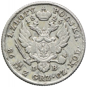 Królestwo Polskie, Aleksander I, 1 złoty 1825 IB