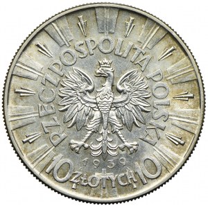 10 złotych 1939, Józef Piłsudski