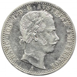 Austria, Franciszek Józef I, 1/4 florena 1864, Wiedeń