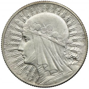 5 złotych 1932 bz, Londyn, Głowa Kobiety