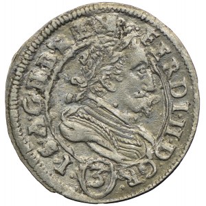 Austria, Ferdynand II, 3 krajcary 1635, Graz