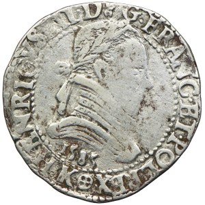Henryk III Walezy, frank 1585 K, Bordeaux