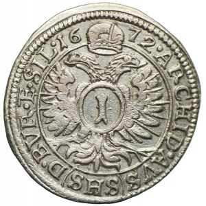 Śląsk pod panowaniem habsburskim, Leopold I, 1 krajcar 1672 SHS, Wrocław