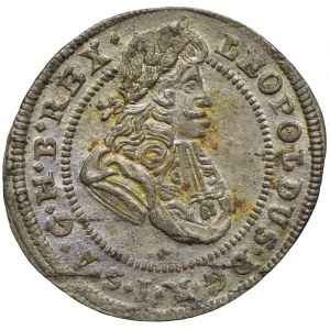 Śląsk pod panowaniem habsburskim, Leopold I, 1 krajcar 1699 CB, Brzeg