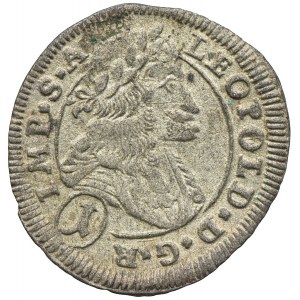 Austria, Leopold I, 1 krajcar 1701 CK, Kutna Hora