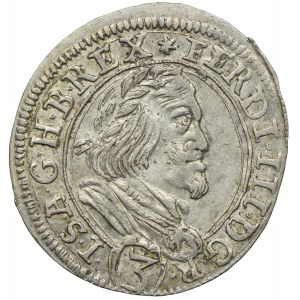 Austria, Ferdynand III, 3 krajcary 1657, Graz