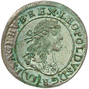 Węgry, Leopold I, 6 krajcarów 1670, Kremnica