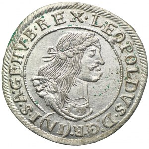 Węgry, Leopold I, 6 krajcarów 1669, Kremnica