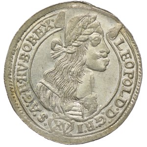 Węgry, Leopold I, 15 krajcarów 1675, Kremnica