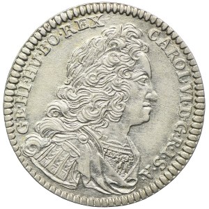 Austria, Karol VI, 6 krajcarów 1732, Hall