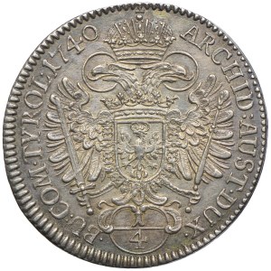 Austria, Karol VI, 1/4 talara 1740, Hall
