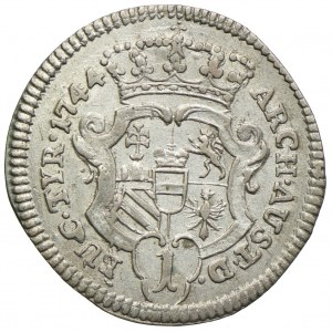 Austria, Maria Teresa, 1 krajcar 1744