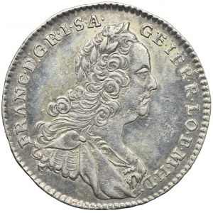 Austria, Franciszek I, 7 krajcarów 1757 KB, Kremnica