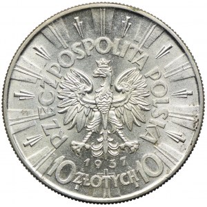 10 złotych 1937, Józef Piłsudski