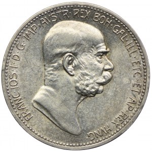 Austria, Franciszek Józef I, 1 korona 1908, 60-lecie panowania