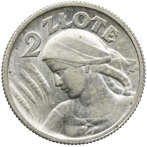 2 złote 1924 Paryż, Kobieta i kłosy