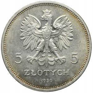 5 złotych 1930, Sztandar