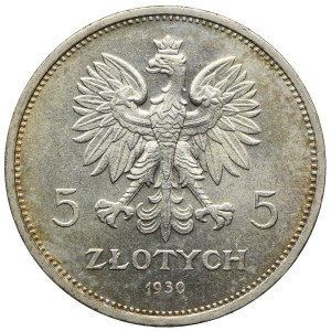 5 złotych 1930, Sztandar