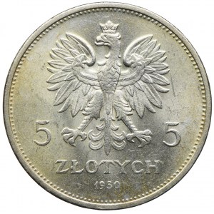 5 złotych 1930, Warszawa, Nike