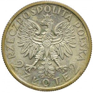 2 złote 1932, Głowa Kobiety