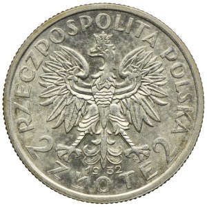 2 złote 1932, Głowa Kobiety