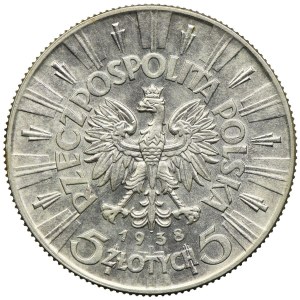 5 złotych 1938, Józef Piłsudski