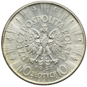 10 złotych 1937, Józef Piłsudski