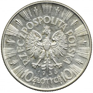 10 złotych 1936, Józef Piłsudski