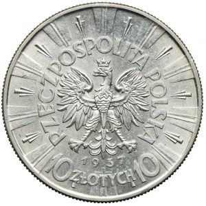 10 złotych 1937, Józef Piłsudski