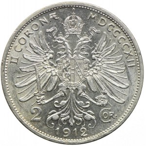 Austria, Franciszek Józef I, 2 korony 1912