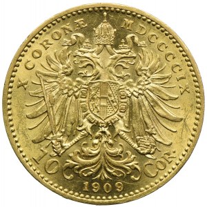Austria, Franciszek Józef I, 10 koron 1909, Wiedeń