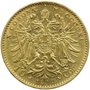 Austria, Franciszek Józef I, 10 koron 1911, Wiedeń