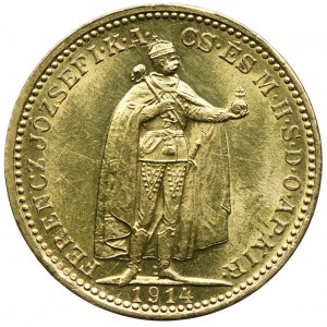 Węgry, Franciszek Józef I, 20 koron 1914, Kremnica