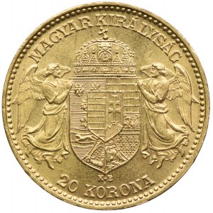 Węgry, Franciszek Józef I, 20 koron 1914, Kremnica