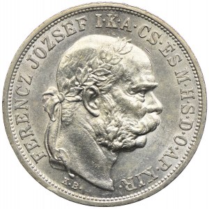 Węgry, Franciszek Józef I, 5 koron 1908, Kremnica