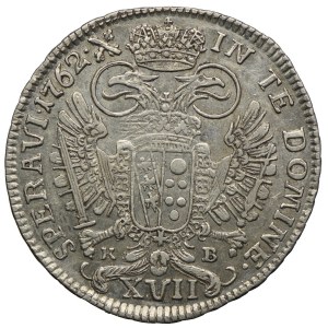 Austria, Franciszek I, 17 krajcarów 1762, Kremnica