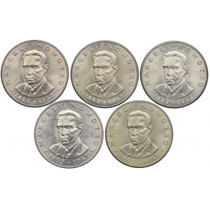 Zestaw, 20 złotych 1983, Marceli Nowotko (5szt.)