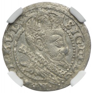 Zygmunt III Waza, grosz 1606, Kraków, NGC MS63