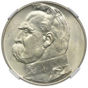 10 złotych 1934, Józef Piłsudski, NGC MS61