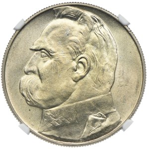 10 złotych 1937, Józef Piłsudski, NGC MS63