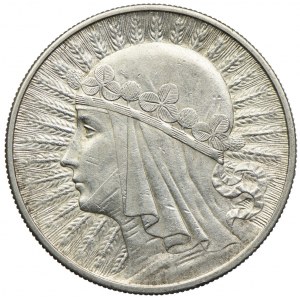 10 złotych 1932 bz, Londyn, Głowa Kobiety